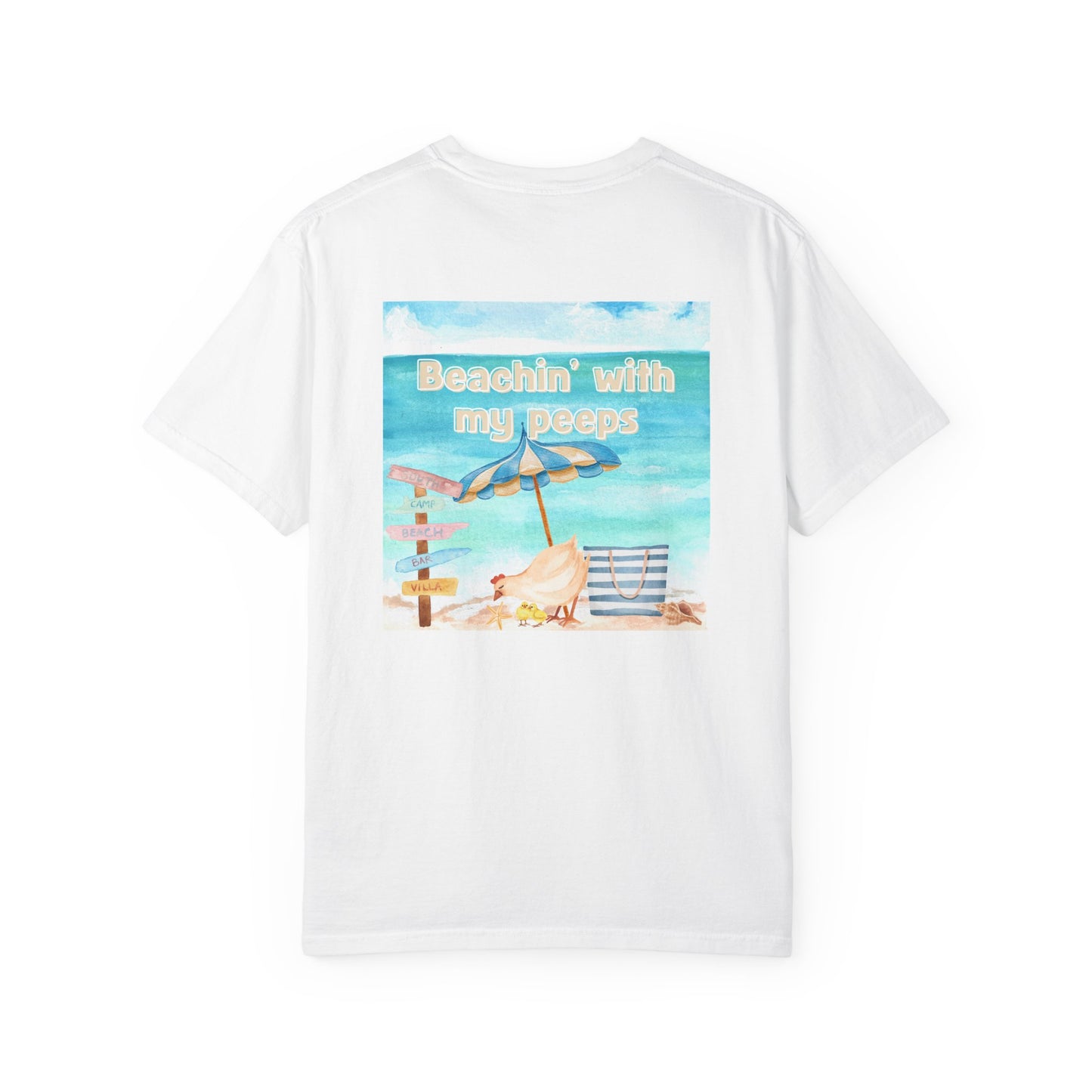 Beachin' with my peeps Roost & Ruffle Graphic T-Shirt | Unisex Summer Tee