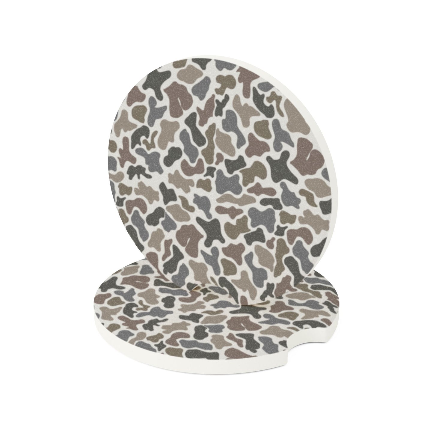 Duck Camo Car Coaster, Camouflage Design, Drink Holder Insert, Cup Holder Coaster, Custom Car Décor, Unique Vehicle Accessory