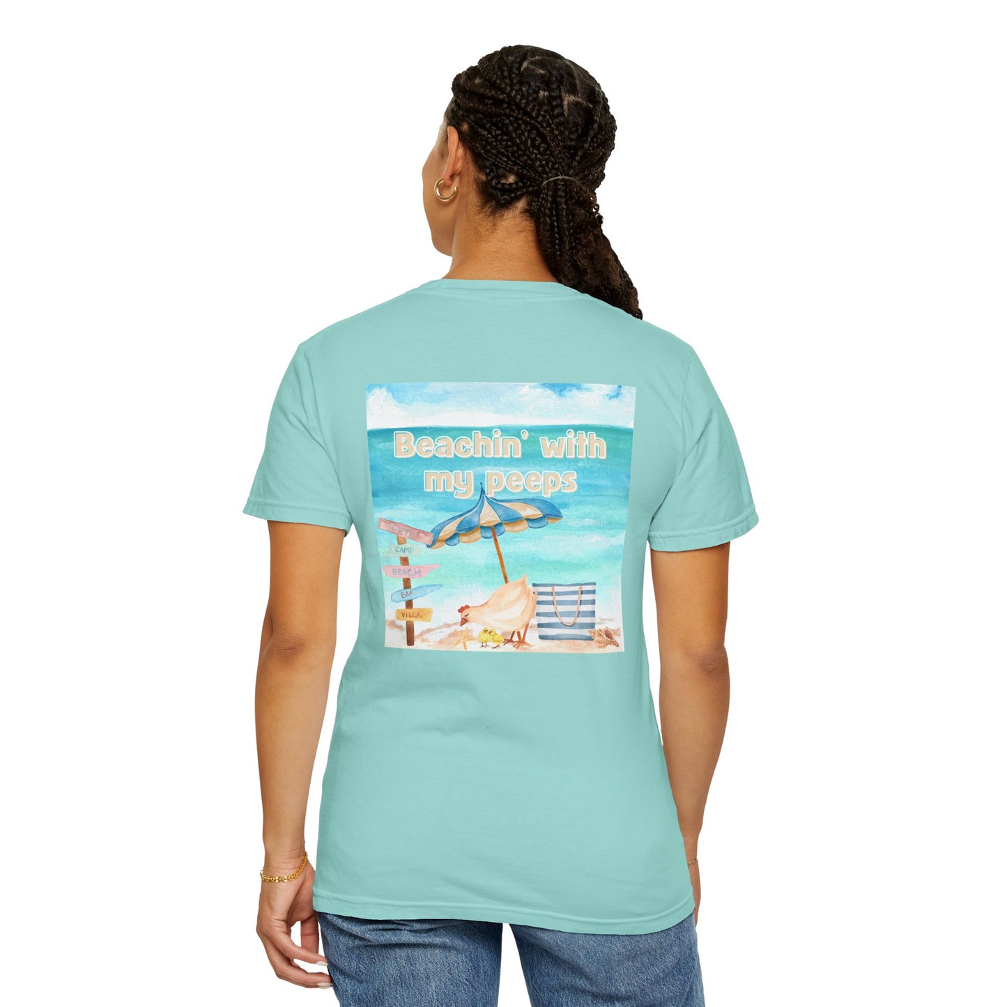 Beachin' with my peeps Roost & Ruffle Graphic T-Shirt | Unisex Summer Tee