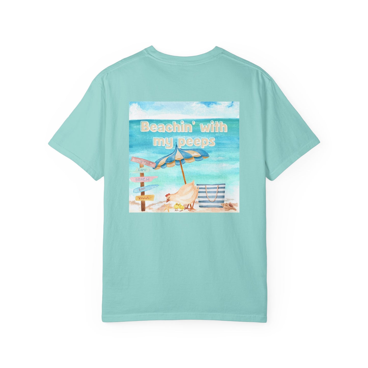 Beachin' with my peeps Roost & Ruffle Graphic T-Shirt | Unisex Summer Tee