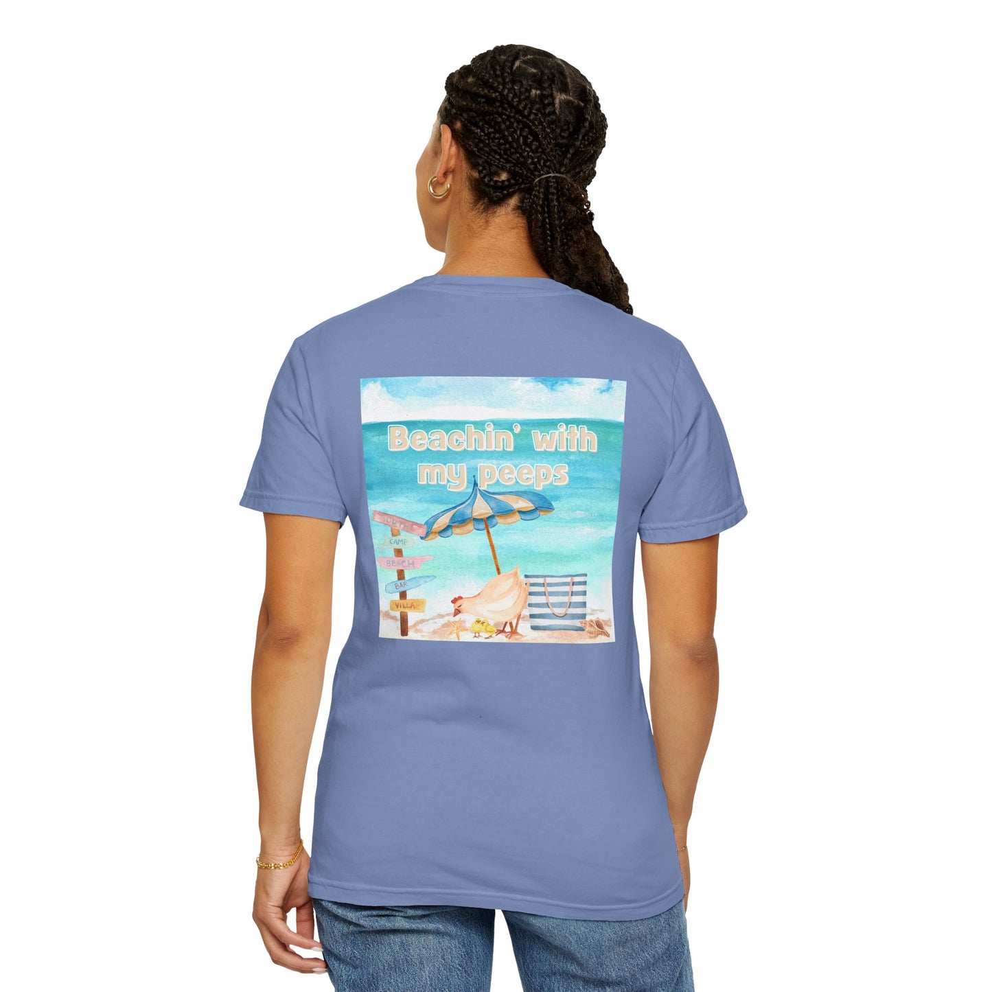Beachin' with my peeps Roost & Ruffle Graphic T-Shirt | Unisex Summer Tee