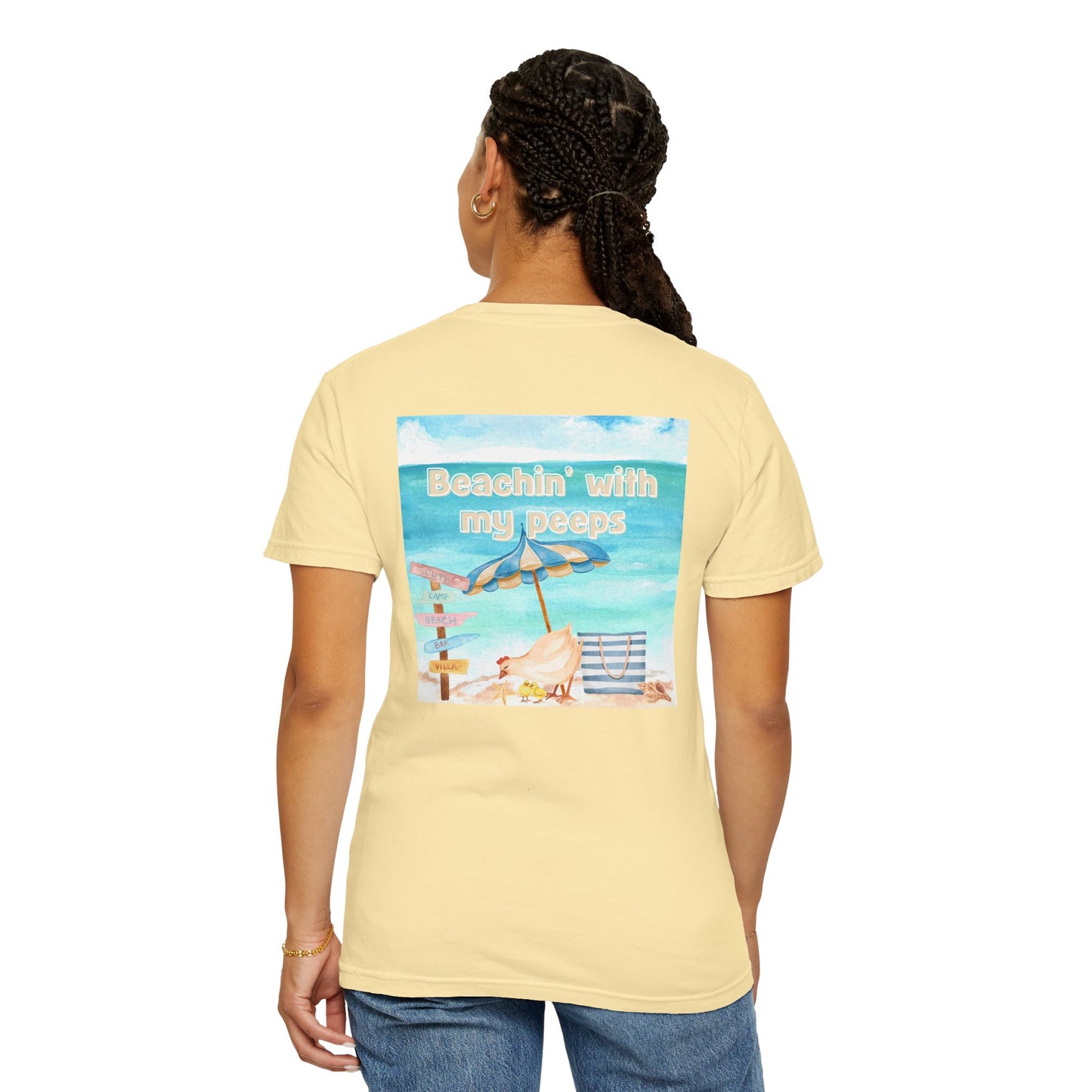 Beachin' with my peeps Roost & Ruffle Graphic T-Shirt | Unisex Summer Tee