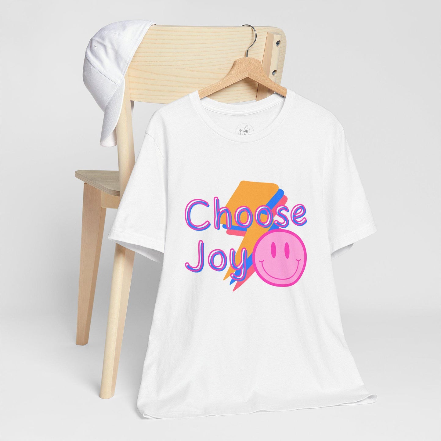 Choose Joy Unisex Tee, Positive Vibes Graphic Tshirt, Inspirational Shirt, Happiness Apparel, Motivational Clothing