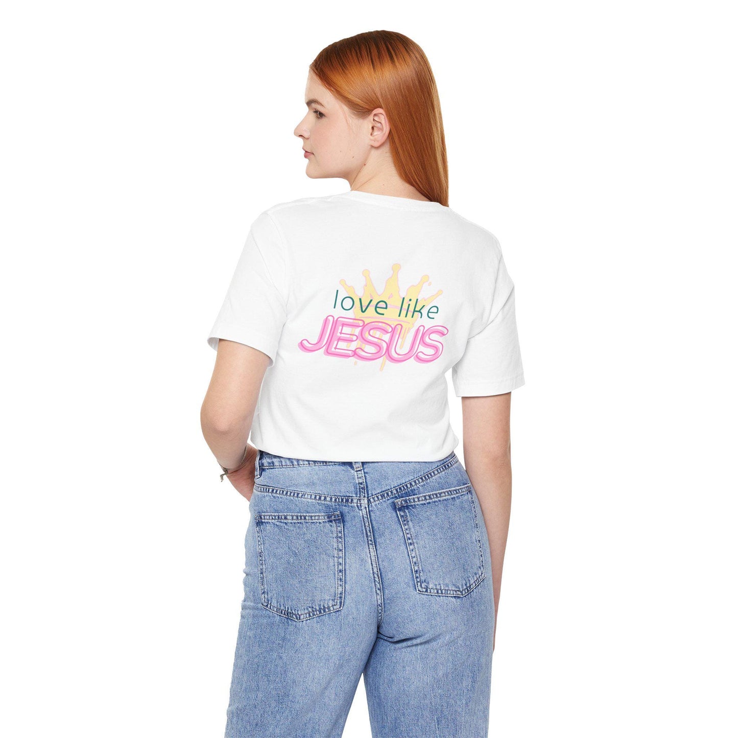 Love Like Jesus Tee - Faith & Inspiration Shirt, Unisex Graphic Tee for Christians, Perfect Gift for Holidays, Casual Wear, Church Events