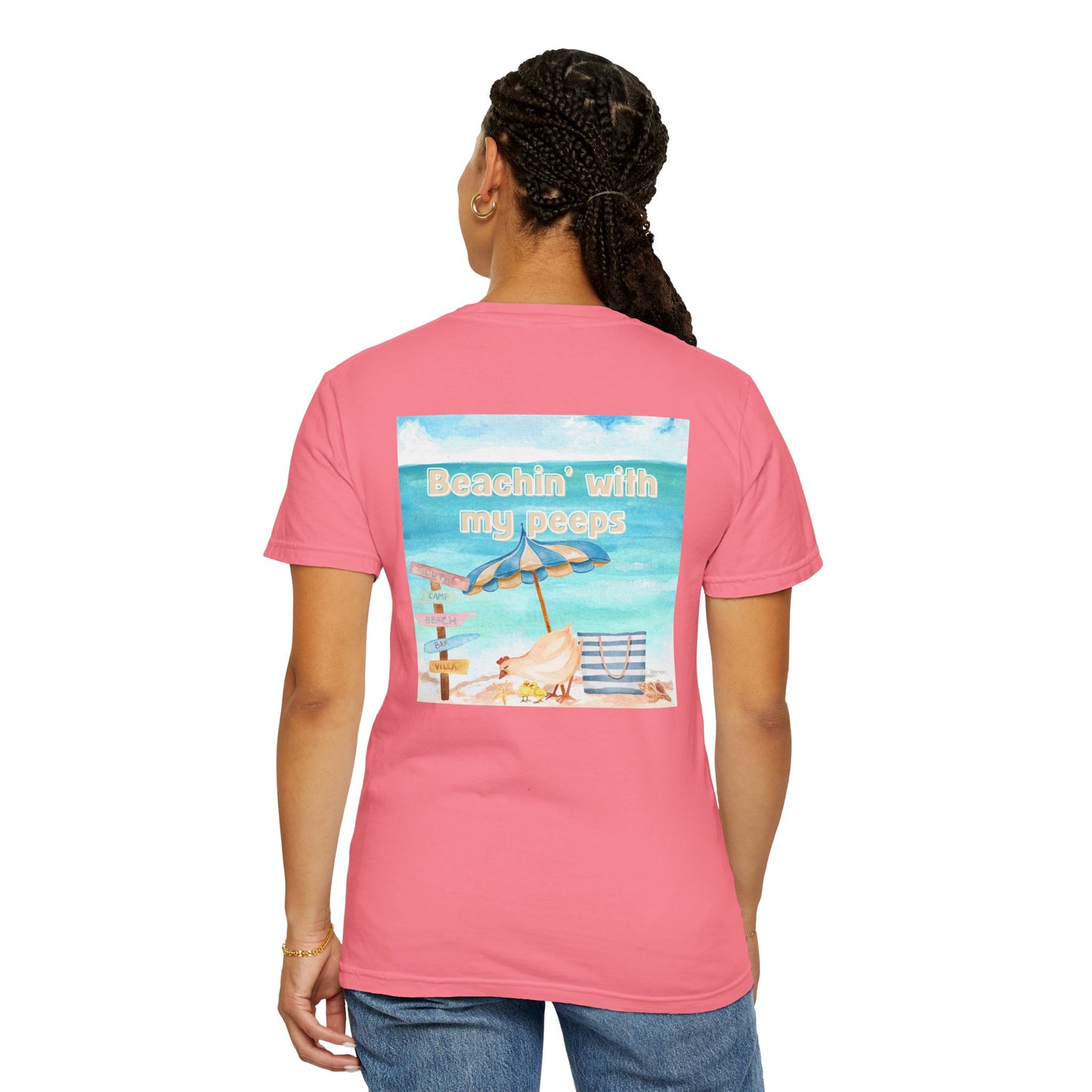 Beachin' with my peeps Roost & Ruffle Graphic T-Shirt | Unisex Summer Tee