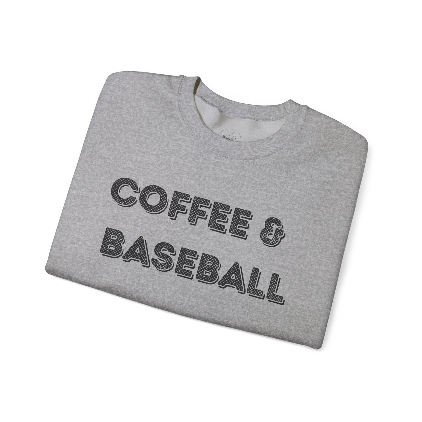 Coffee & Baseball Sweatshirt, Cozy Unisex Sweater for Sports Lovers, Perfect Gift for Baseball Fans, Comfortable Everyday Wear, Ideal for