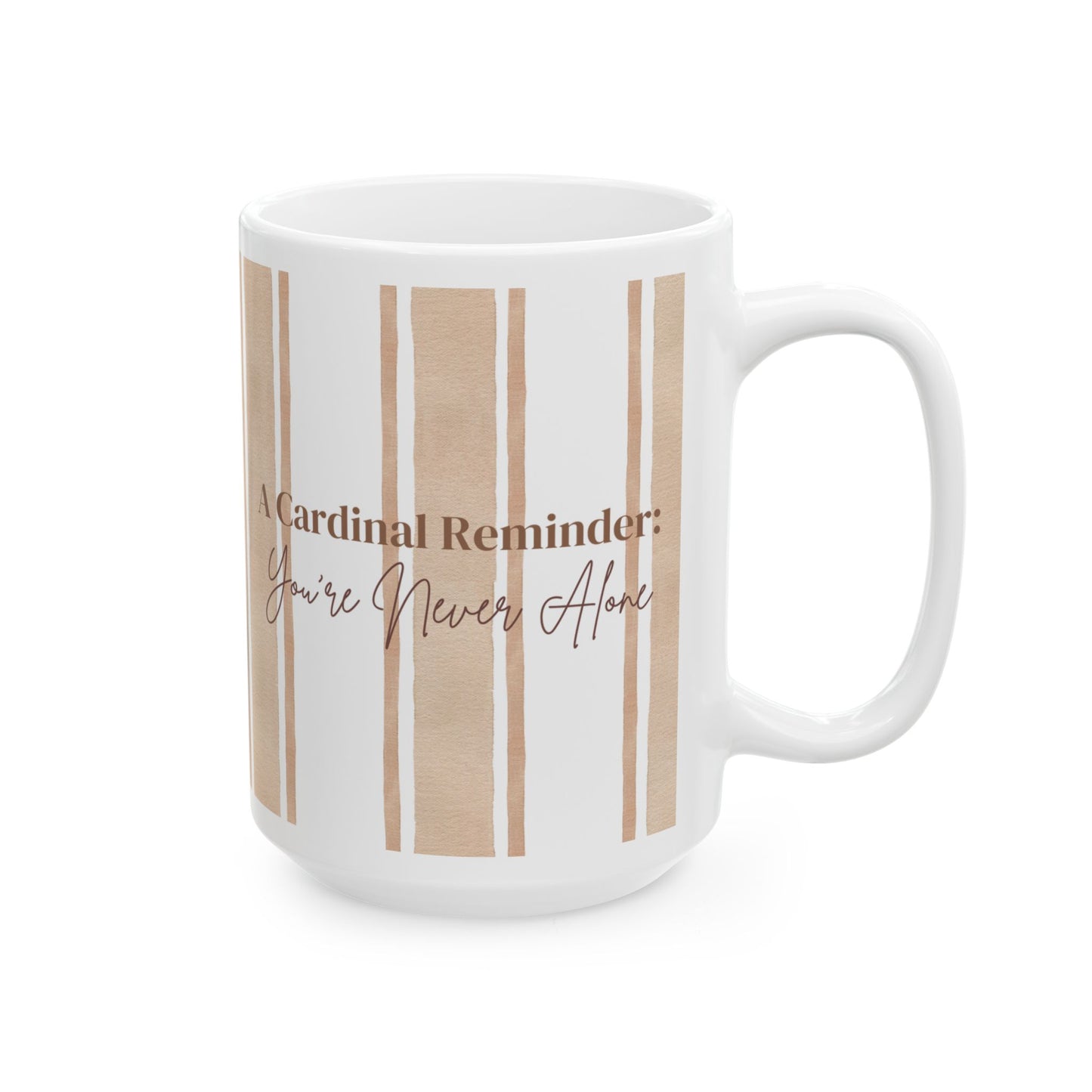 He is Near Psalm 34:18 Cardinal Reminder - Ceramic Christian Mug