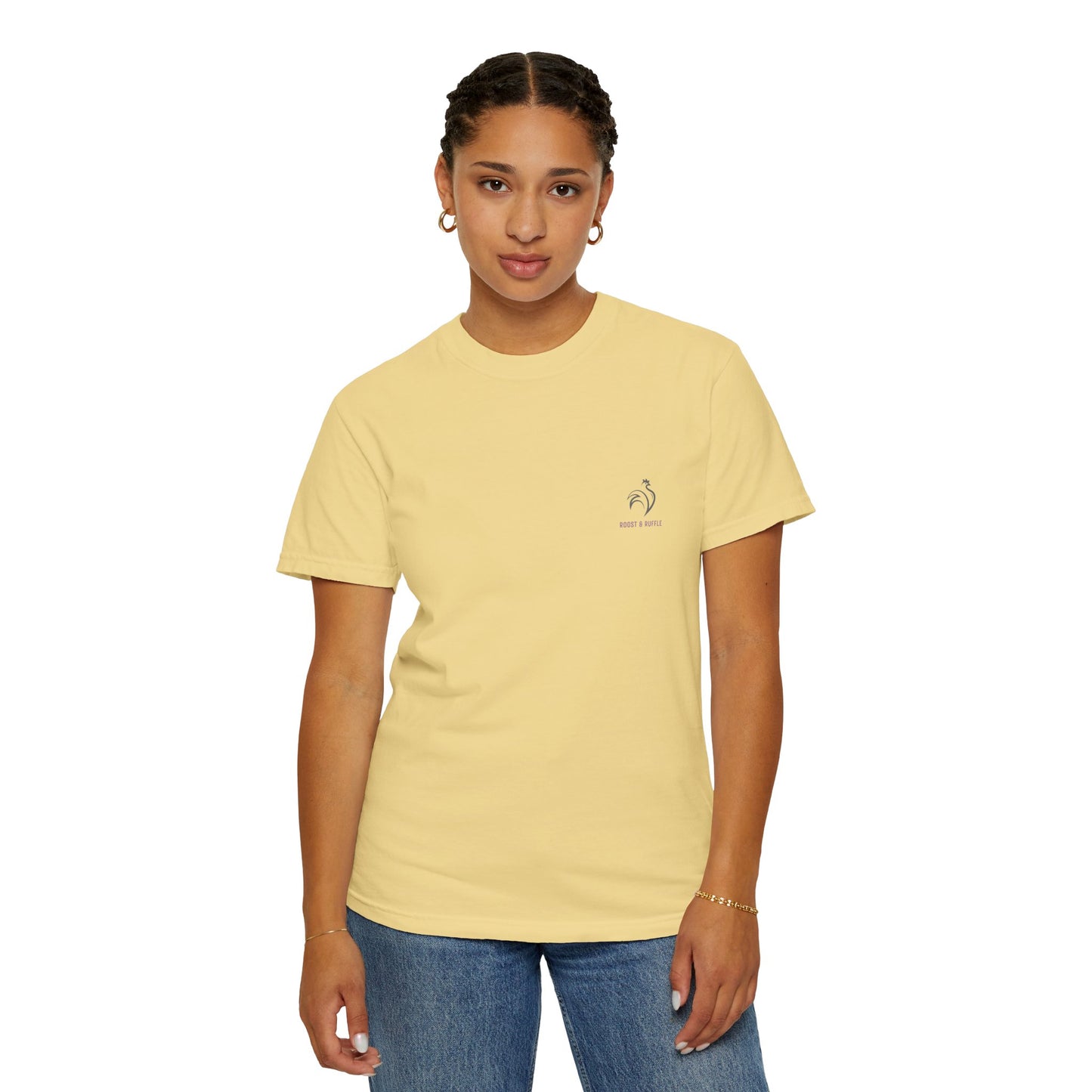 Roost & Ruffle Brand Unisex T-shirt - Happiness is... Hen & Chicks