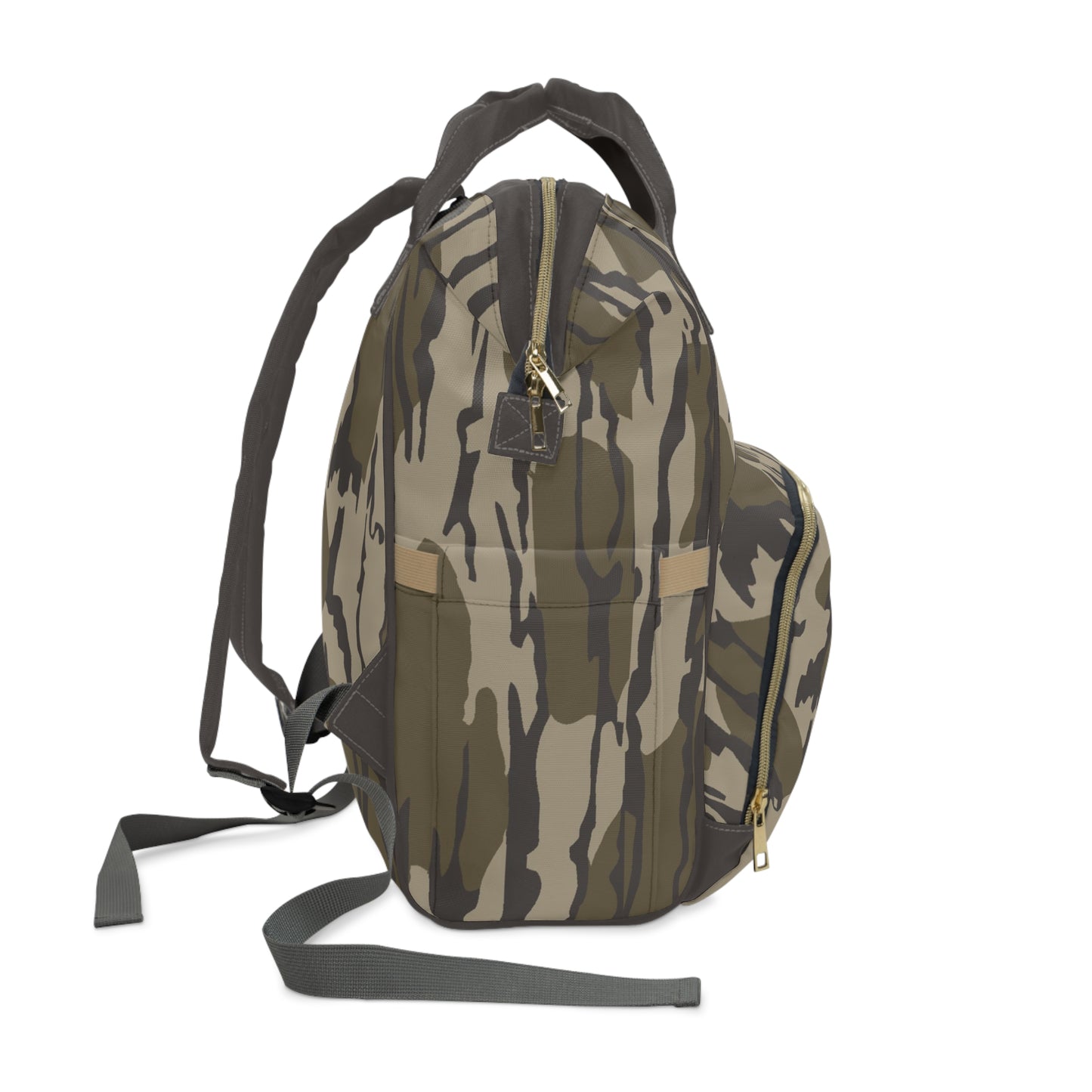 Camo Pattern Personalized Multifunctional Diaper Backpack | Camouflage Baby Bag