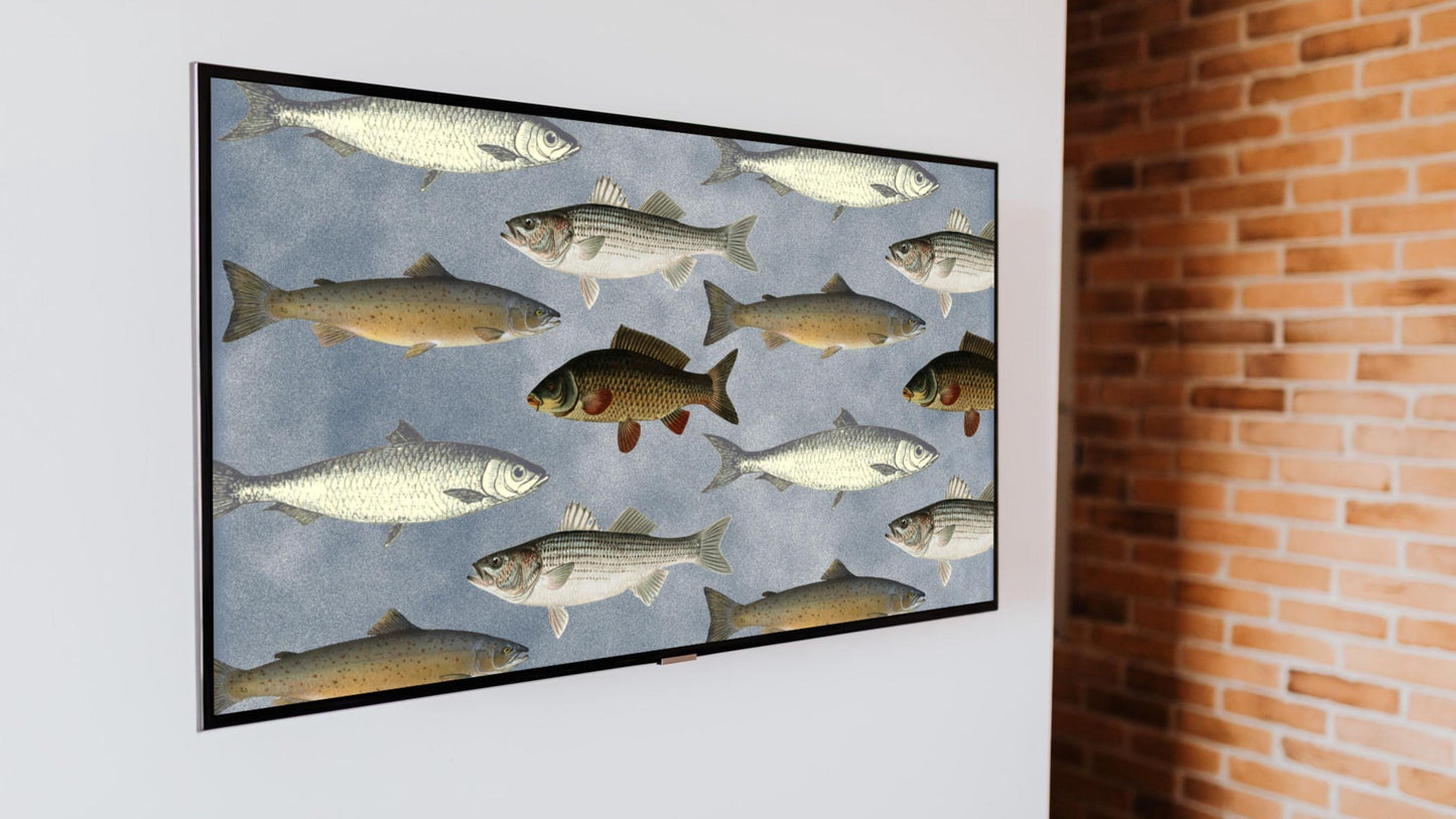 Fisherman Aesthetic Frame Tv Art | Fishing Digital Download Art File | Art for Frame Tv