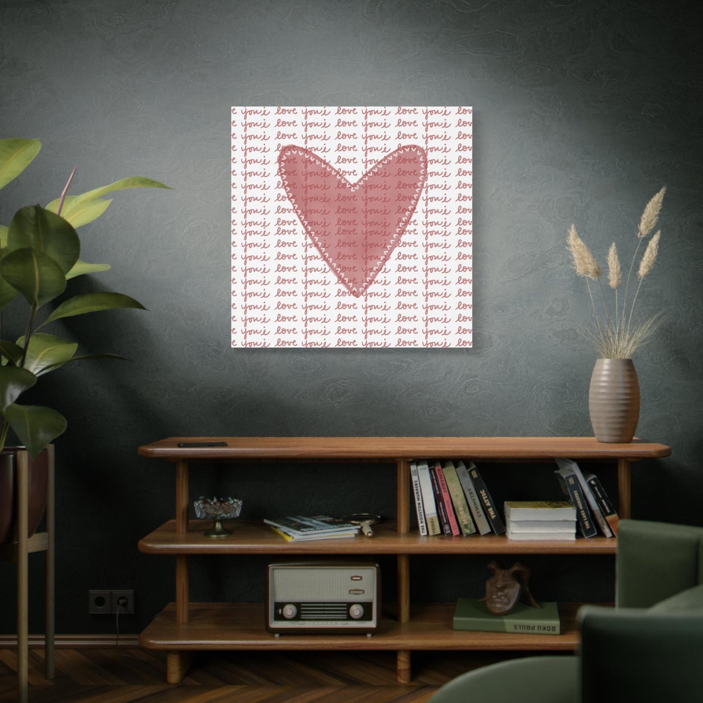 I Love You Canvas Print, Matte Canvas, Stretched, 1.25"