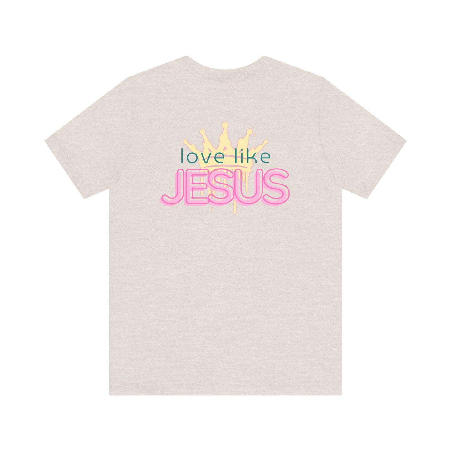 Love Like Jesus Tee - Faith & Inspiration Shirt, Unisex Graphic Tee for Christians, Perfect Gift for Holidays, Casual Wear, Church Events