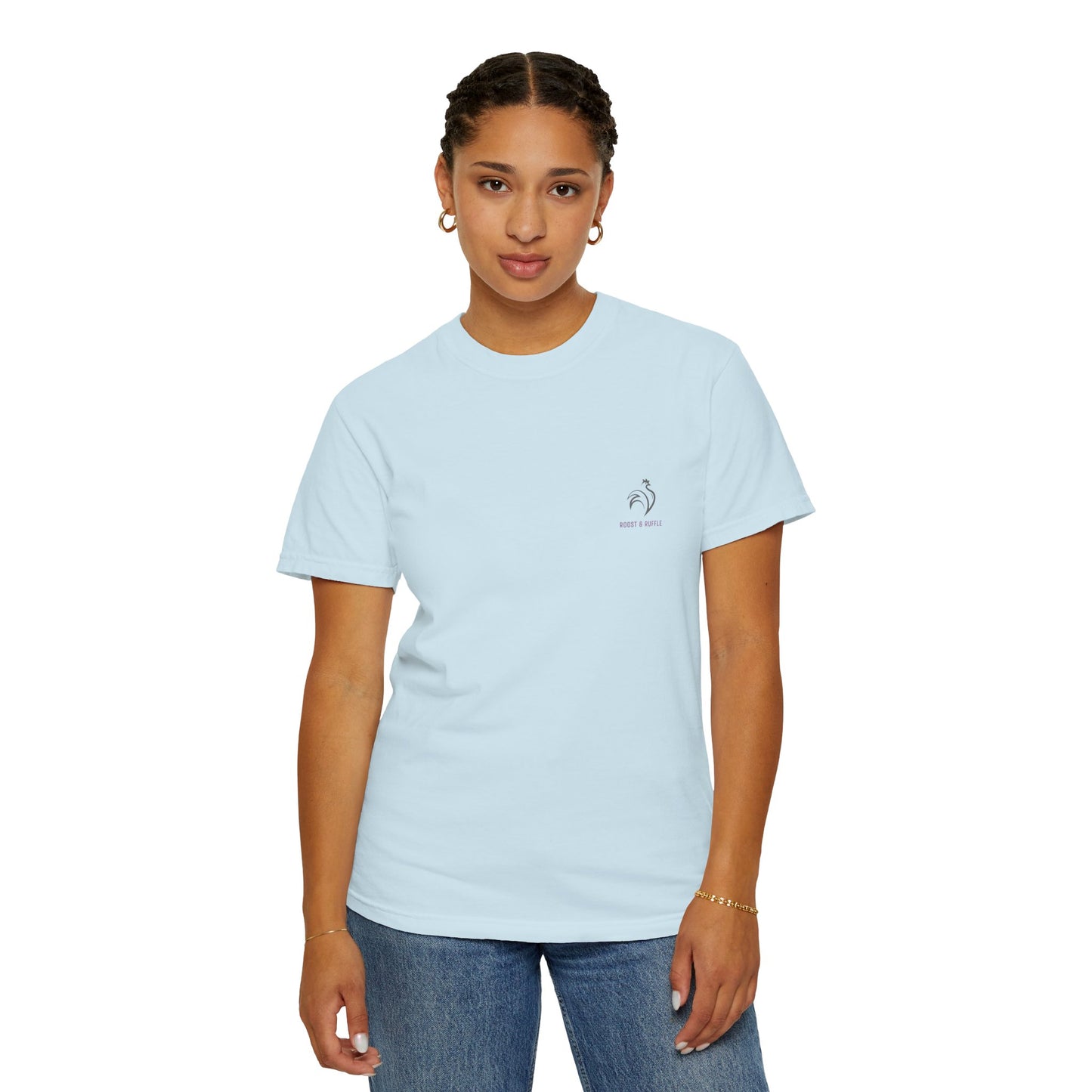 Roost & Ruffle Brand Unisex T-shirt - Happiness is... Hen & Chicks