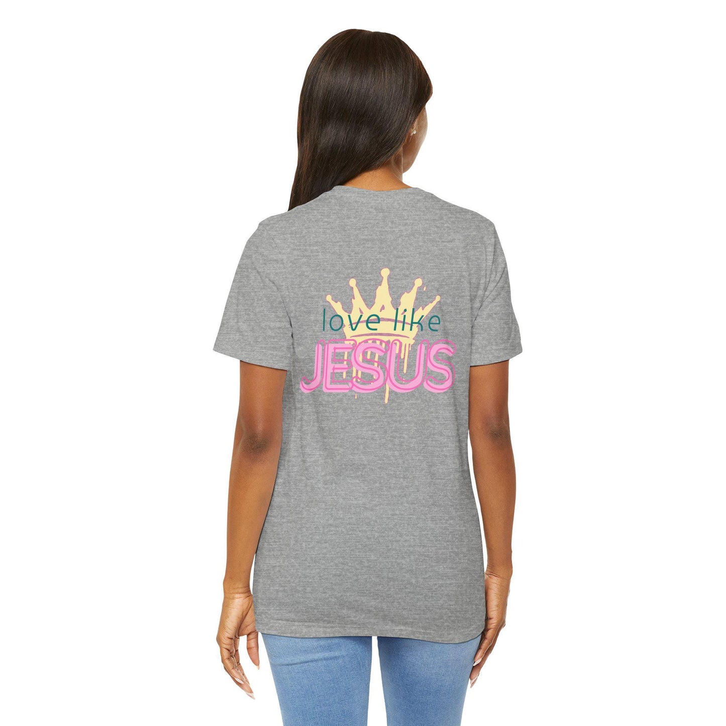 Love Like Jesus Tee - Faith & Inspiration Shirt, Unisex Graphic Tee for Christians, Perfect Gift for Holidays, Casual Wear, Church Events