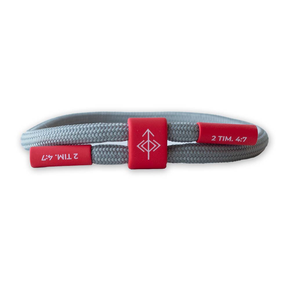 STRONG TO THE END Bracelet, Christian Cord Bracelet