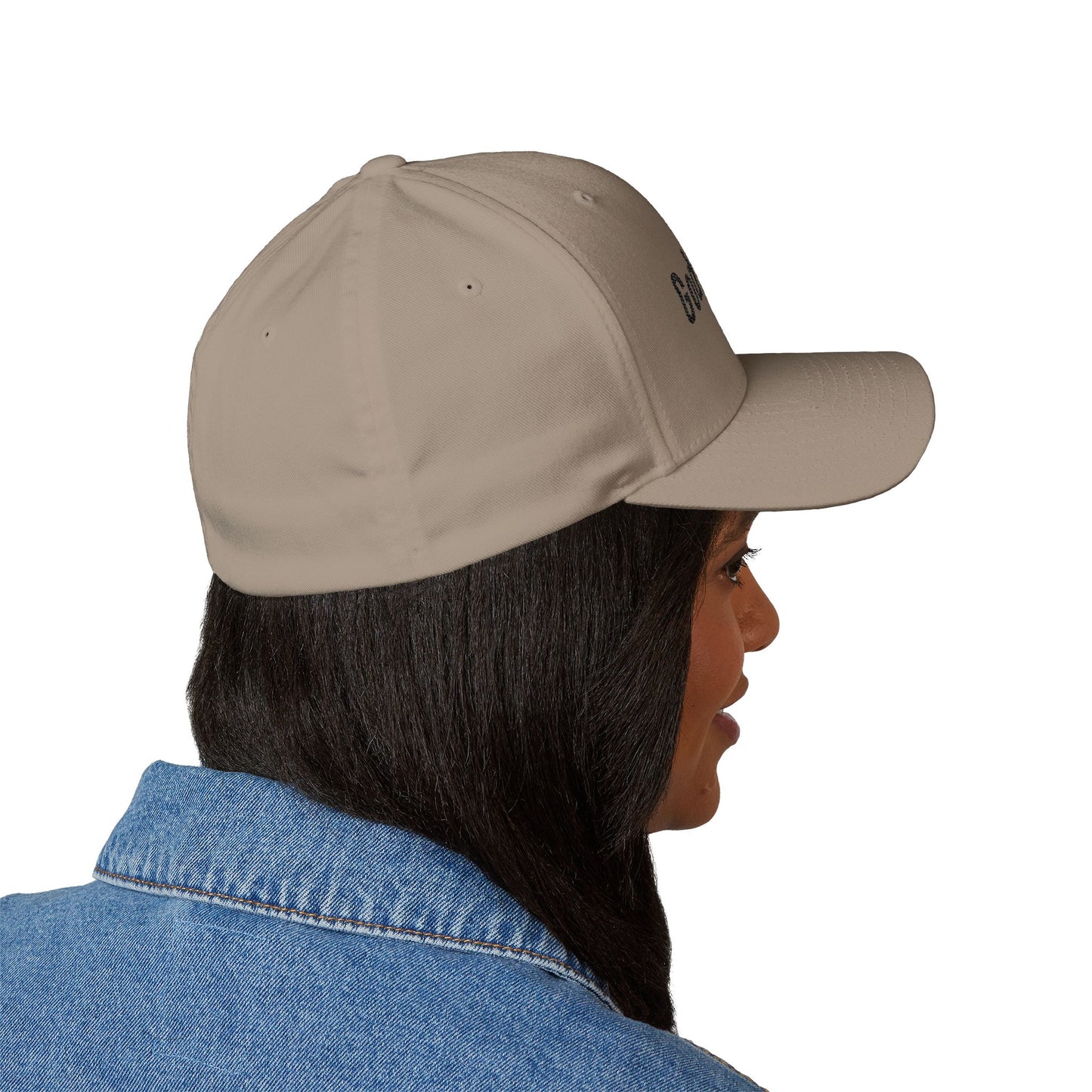 Embroidered Cap - "God is Good" White Baseball Hat
