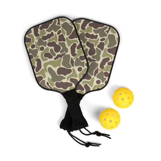 Camo Pickleball Paddle Set, Ideal for Players, Great for Sports Gifts, Outdoor Fun, Pickleball Enthusiasts, Summer Activities