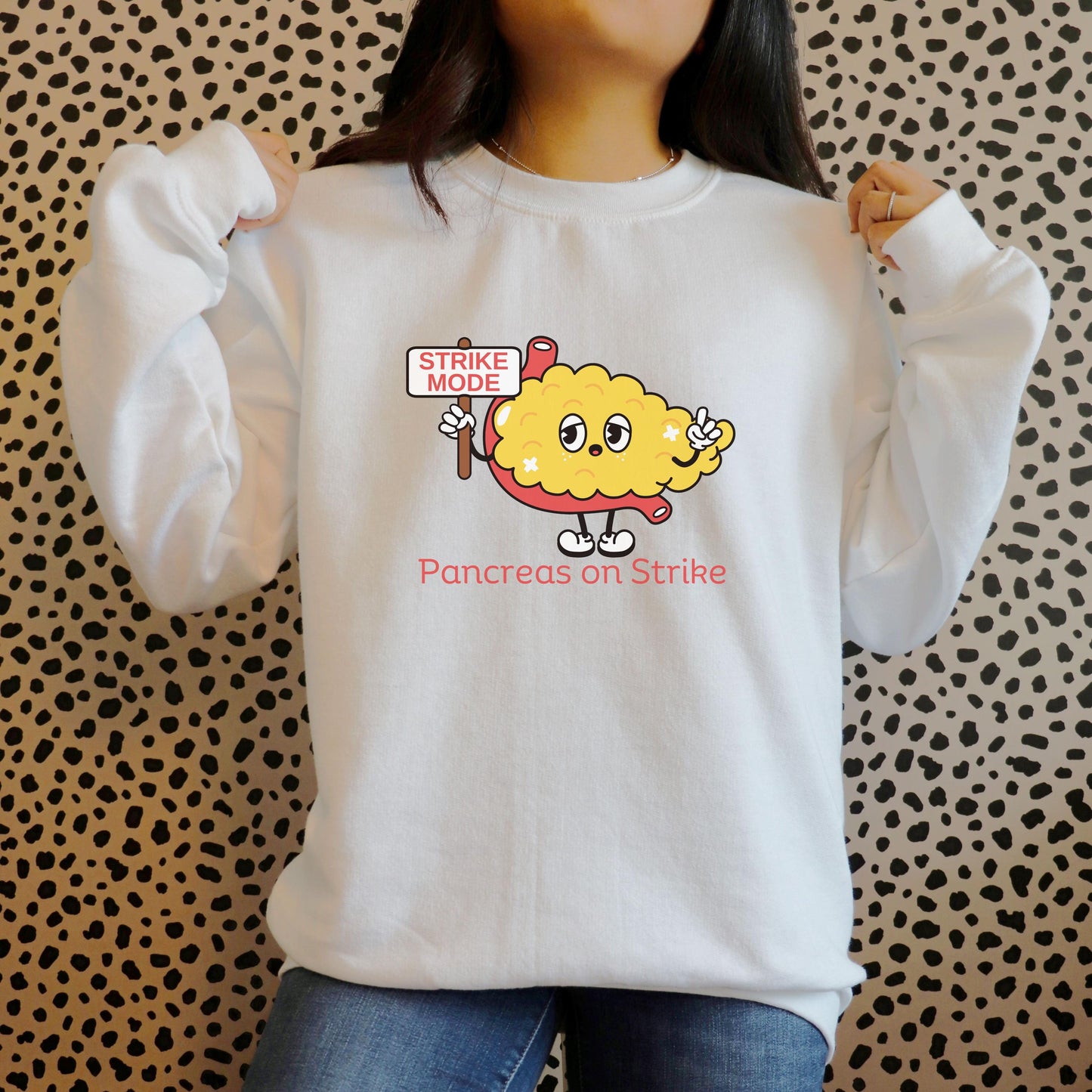 Pancreas on Strike PNG & SVG Files {Sublimation, Prints, Cricut, Silhouette} Humor, Diabetes, Type 1