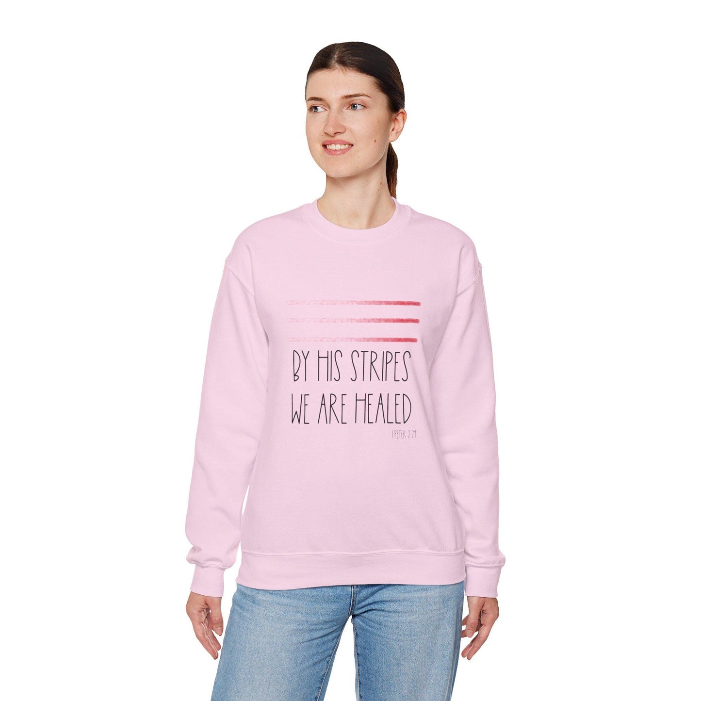 Inspirational Crewneck Sweatshirt: Faith-Based Apparel, Religious Gift, Cozy Christian Wear, Scripture Sweatshirt, Perfect for Everyday