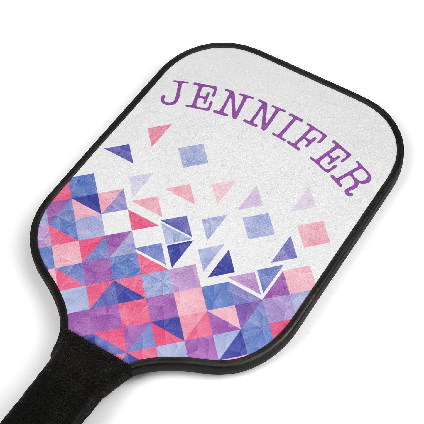 Pickleball Paddle Set - Fun Geometric Design for Pickleball Lovers, Sports Gifts, Active Lifestyle, Summer Fun, Personalized