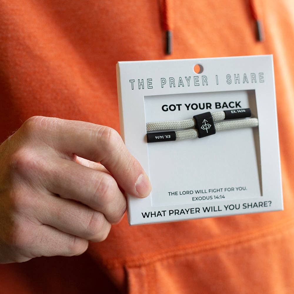 GOT YOUR BACK Bracelet, Christian Cord Bracelet