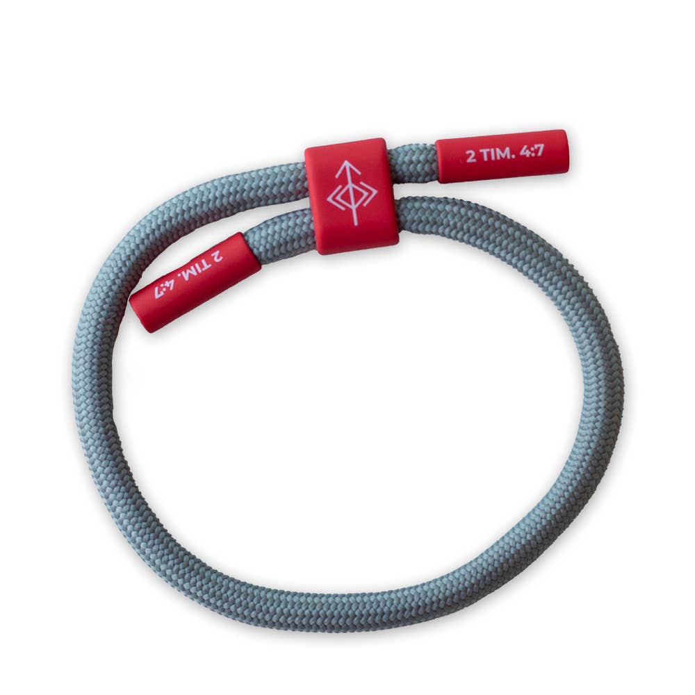 STRONG TO THE END Bracelet, Christian Cord Bracelet
