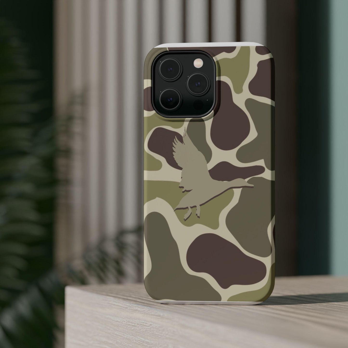 Duck Camo Magnetic Tough iPhone Case