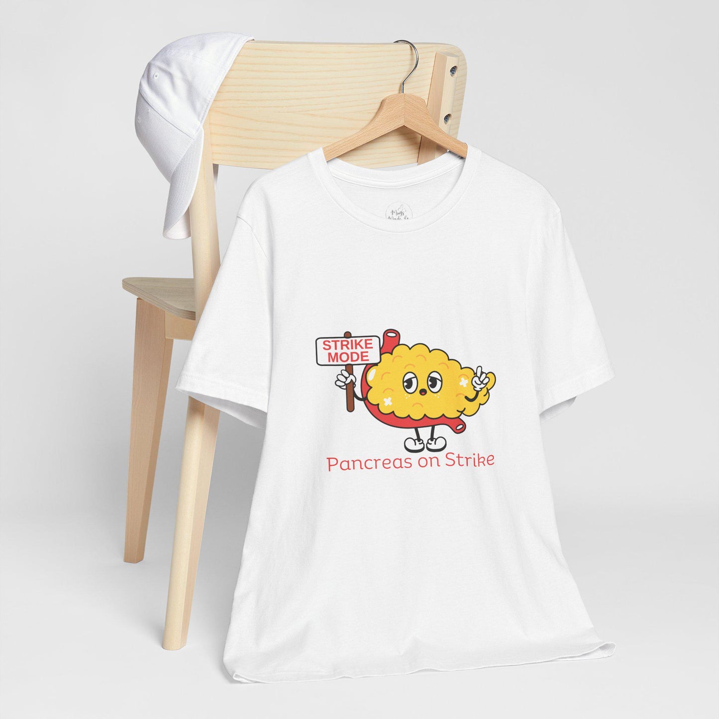 Pancreas on Strike T-shirt – Funny Diabetes Shirt – T1D Awareness