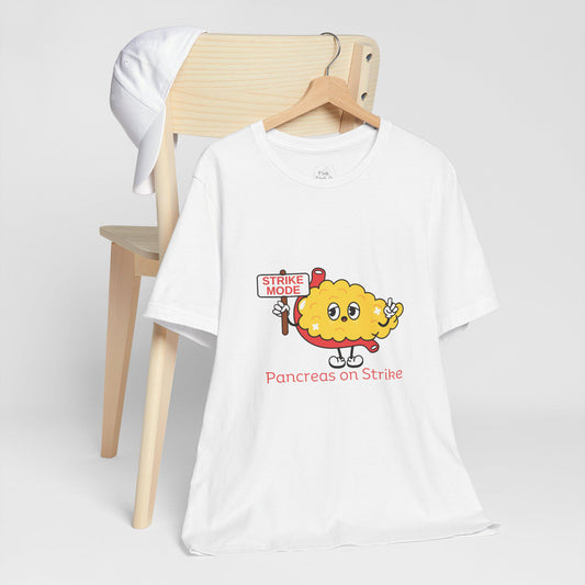 Pancreas on Strike T-shirt – Funny Diabetes Shirt – T1D Awareness