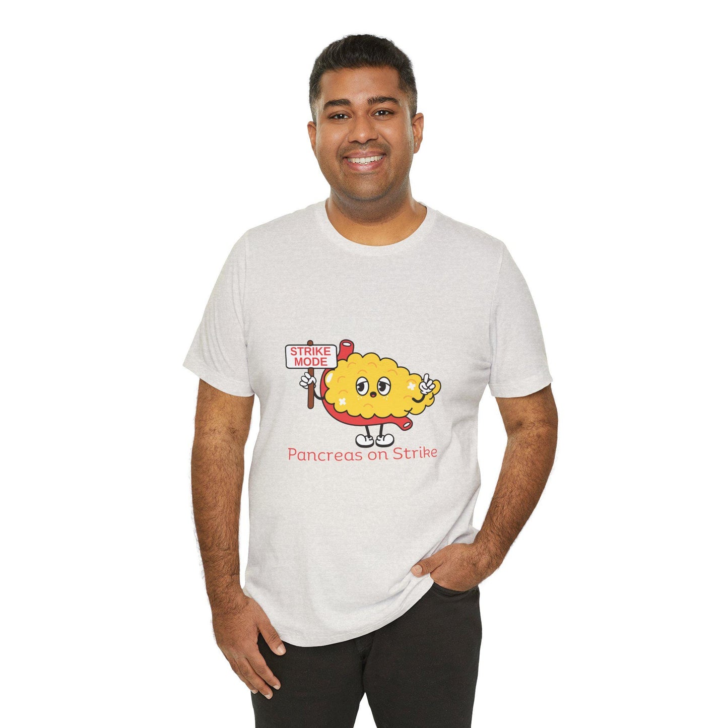 Pancreas on Strike T-shirt – Funny Diabetes Shirt – T1D Awareness