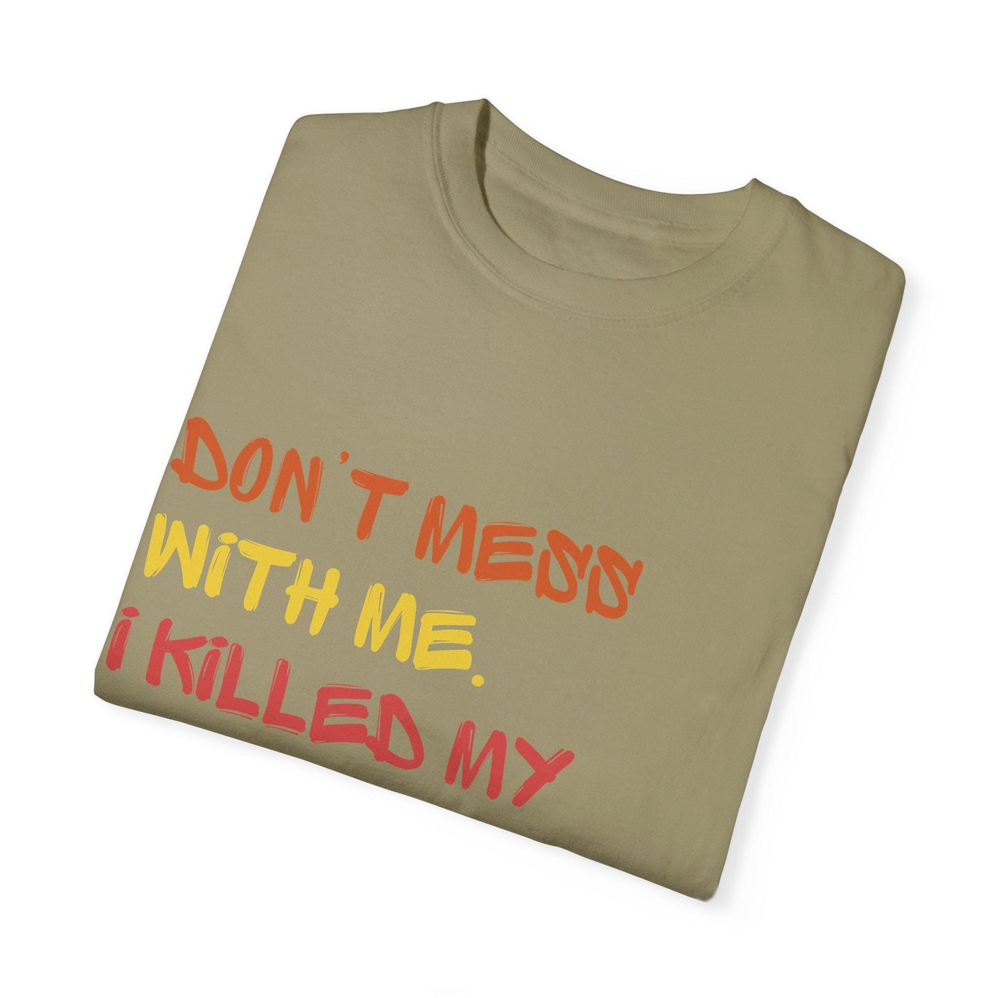 I Killed My Own Pancreas, Diabetes Humor Unisex Garment-Dyed T-shirt, Comfort Colors
