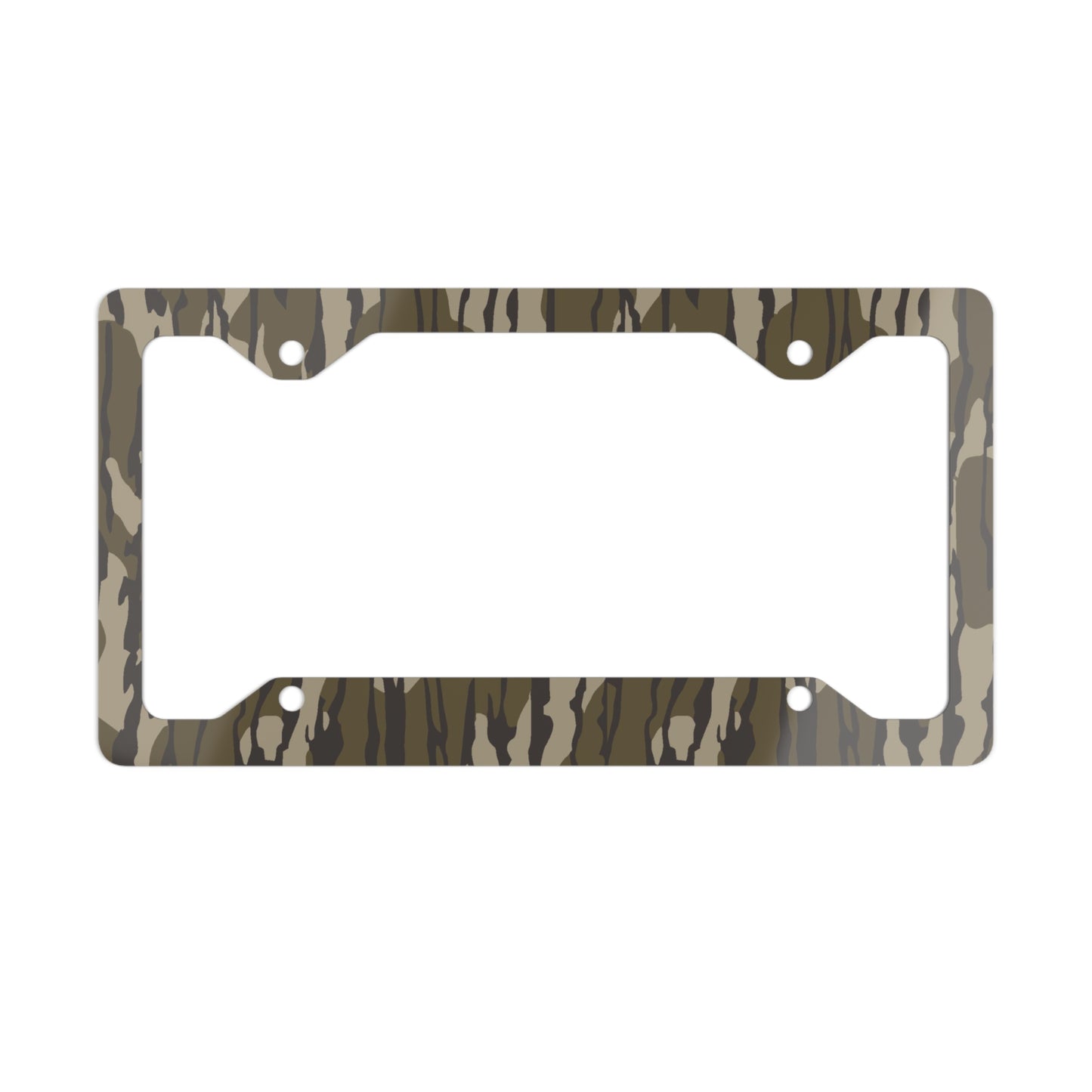 Bottomland Camo Metal License Plate Frame