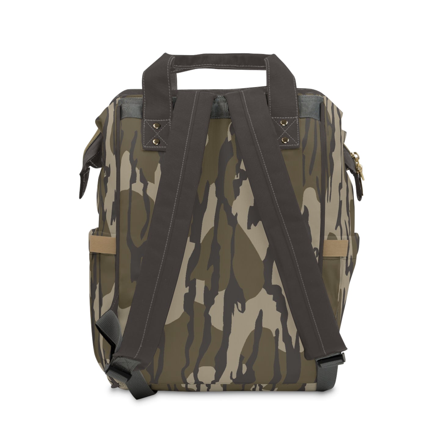 Camo Pattern Personalized Multifunctional Diaper Backpack | Camouflage Baby Bag