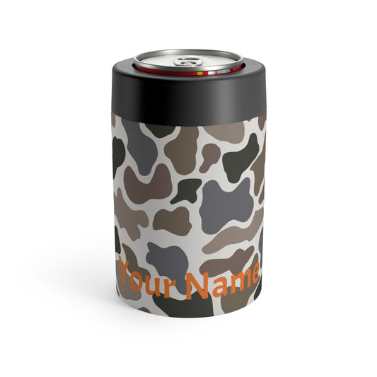 Camo Can Holder | Personalized Can Cooler, Insulated Beverage Sleeve