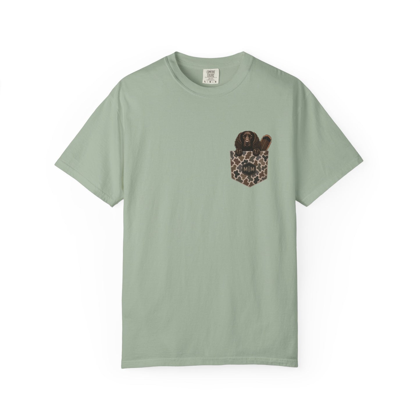 Turkey in Camouflage  Pocket T-Shirt | Hunting Turkey Graphic Tee