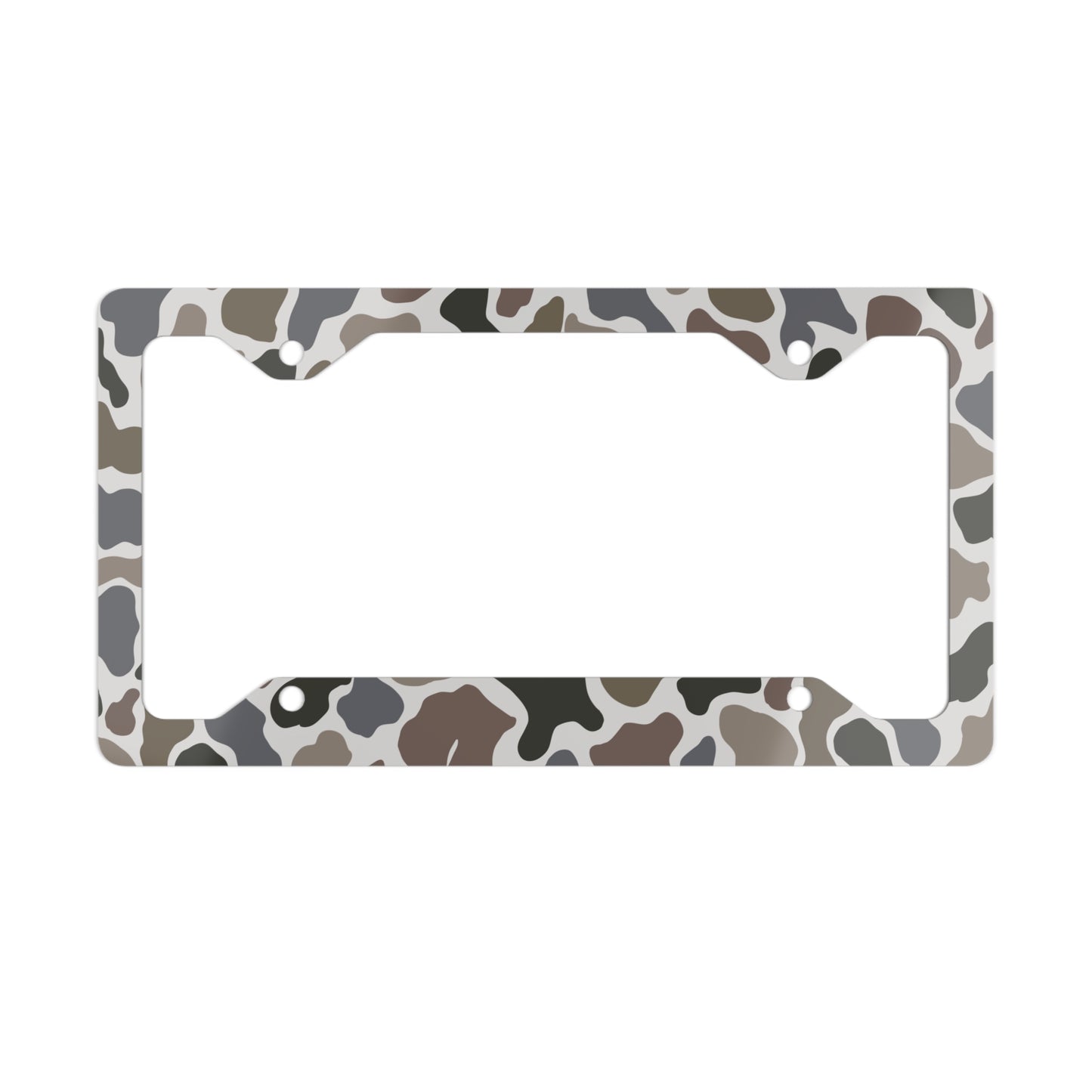 Camo Metal License Plate Frame
