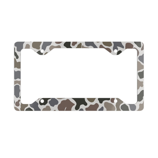 Camo Metal License Plate Frame