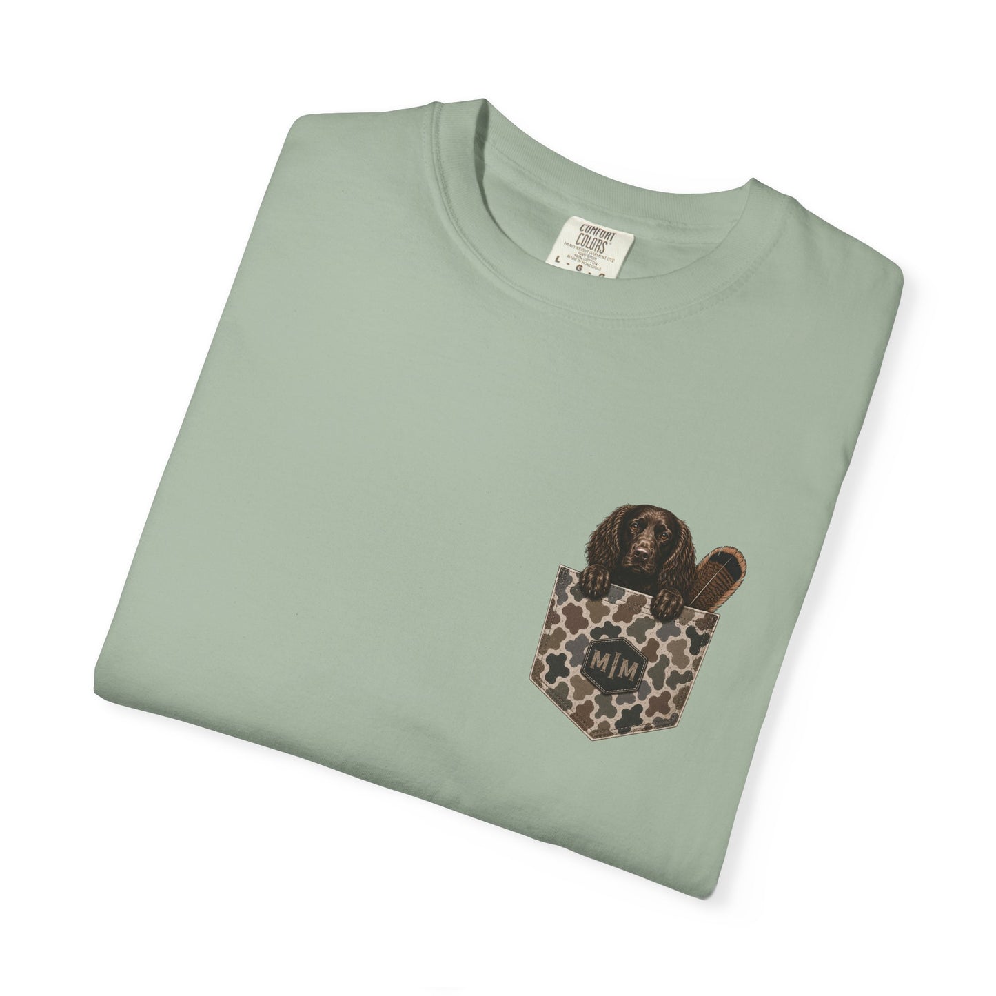 Turkey in Camouflage  Pocket T-Shirt | Hunting Turkey Graphic Tee
