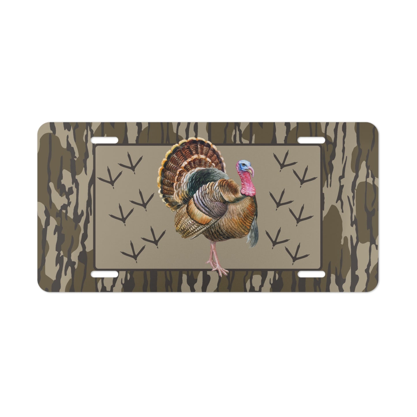 Turkey Bottomland Camouflage license plate | Vanity Plate
