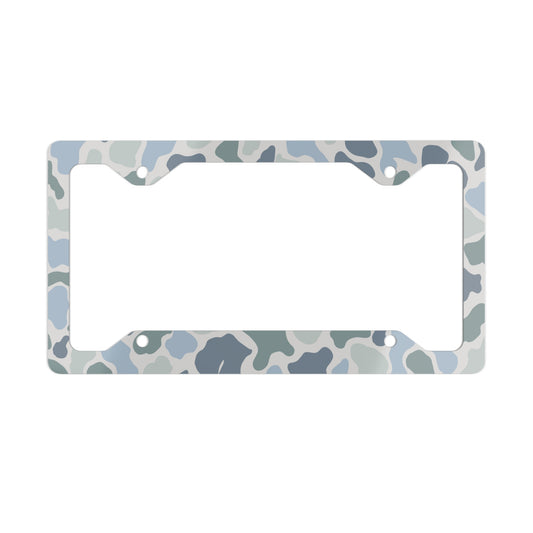 Camo Metal License Plate Frame