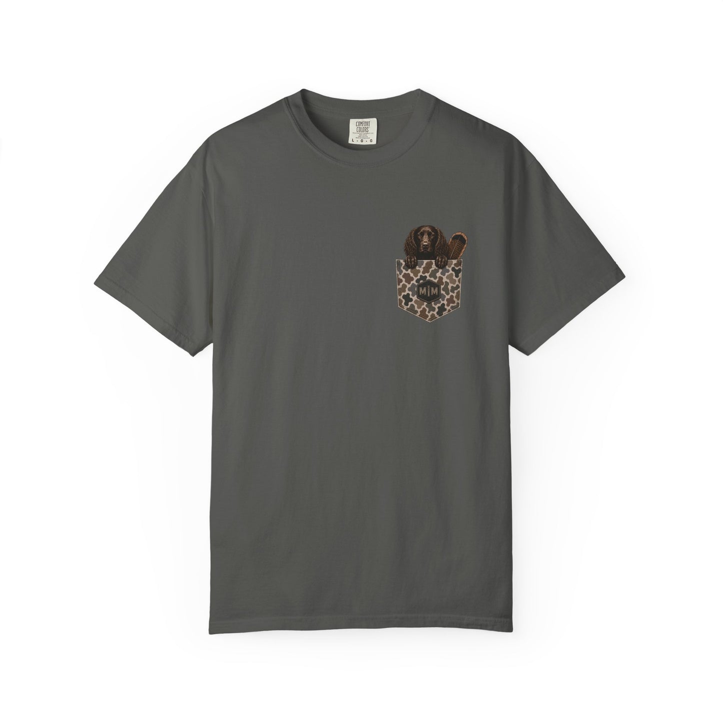 Turkey in Camouflage  Pocket T-Shirt | Hunting Turkey Graphic Tee