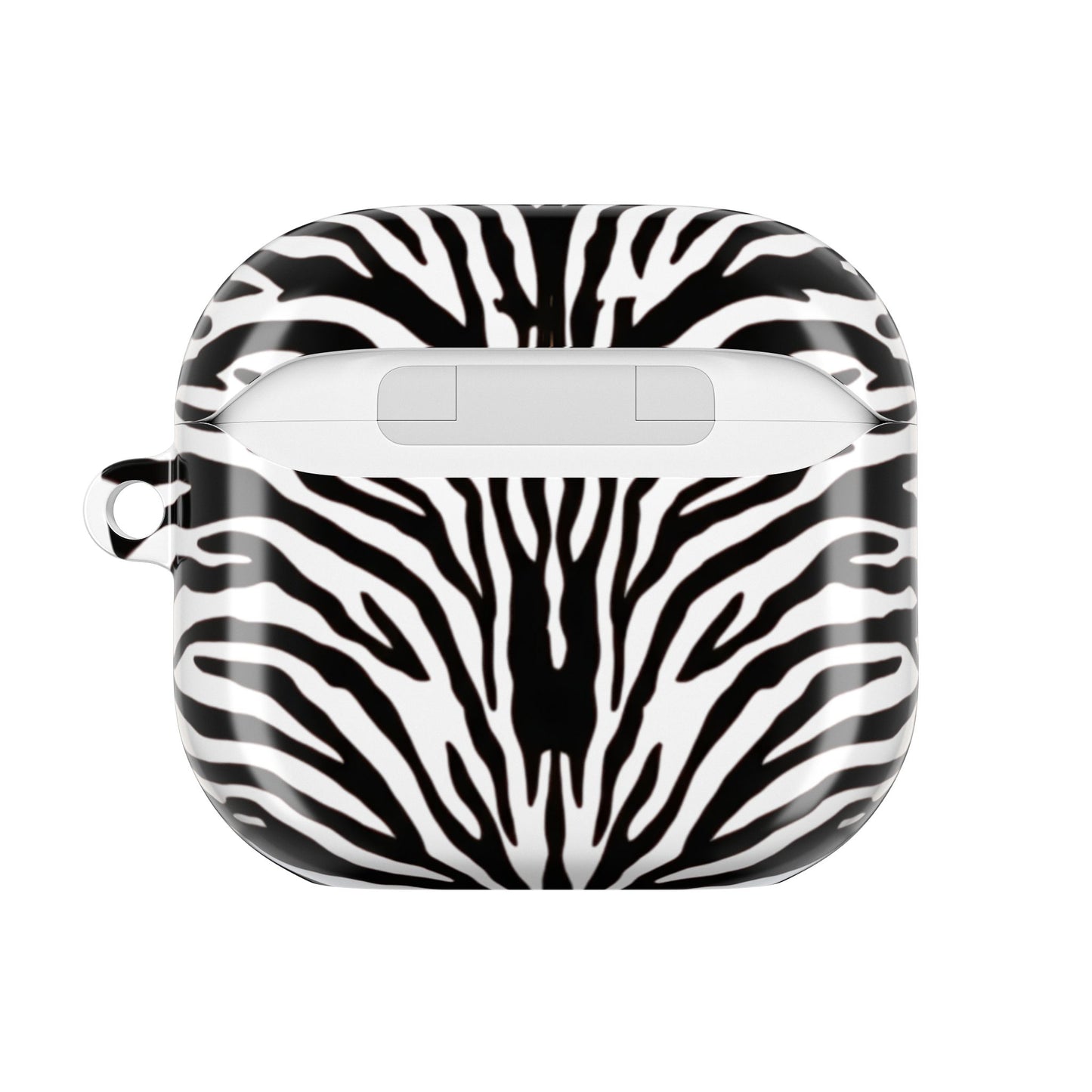 Zebra Stripes Monogram AirPod Cases | Black White Animal Print