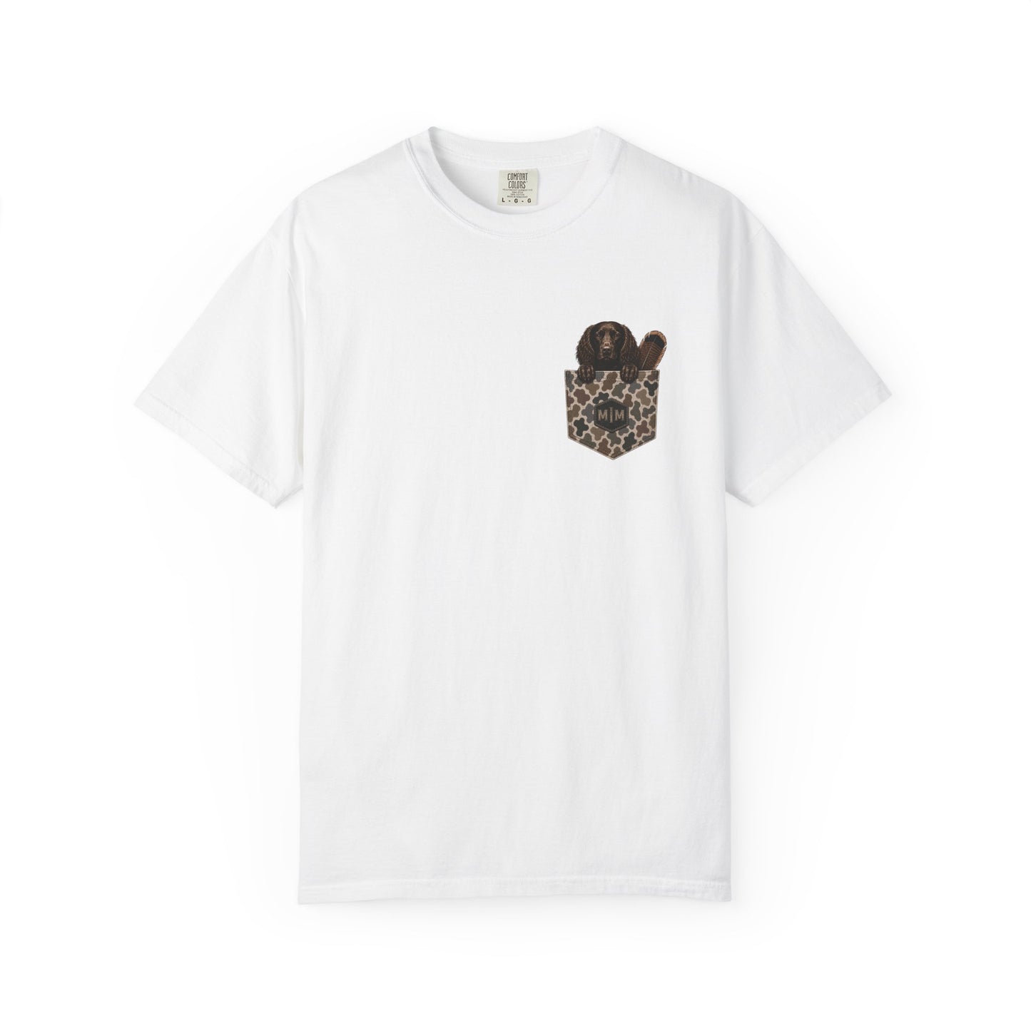 Turkey in Camouflage  Pocket T-Shirt | Hunting Turkey Graphic Tee