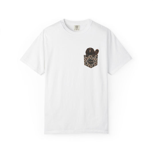 Turkey in Camouflage  Pocket T-Shirt | Hunting Turkey Graphic Tee