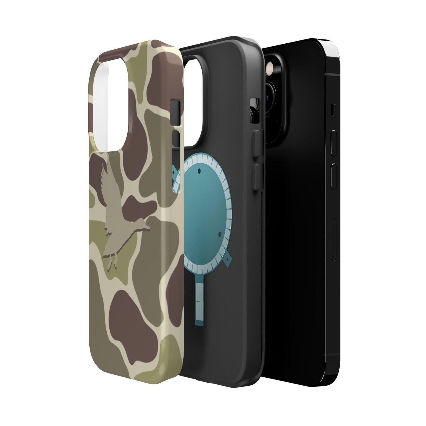 Duck Camo Magnetic Tough iPhone Case