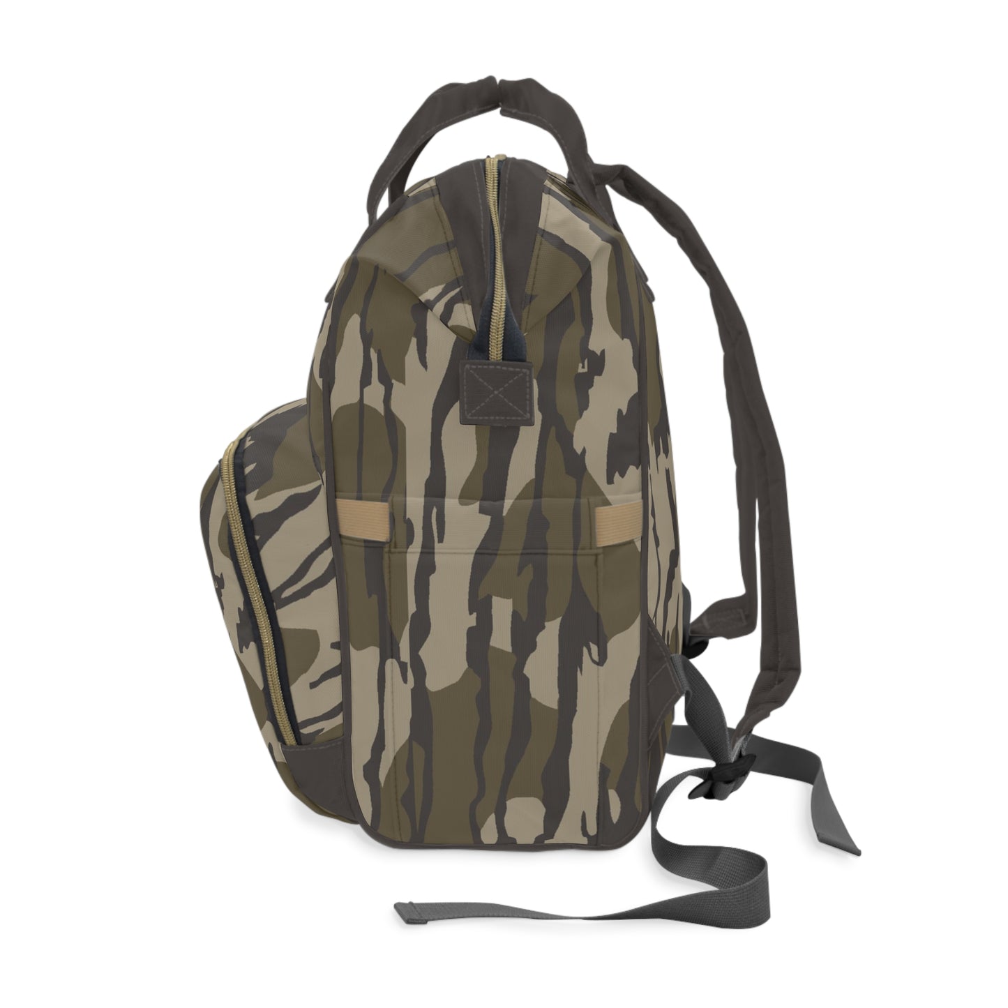 Camo Pattern Personalized Multifunctional Diaper Backpack | Camouflage Baby Bag