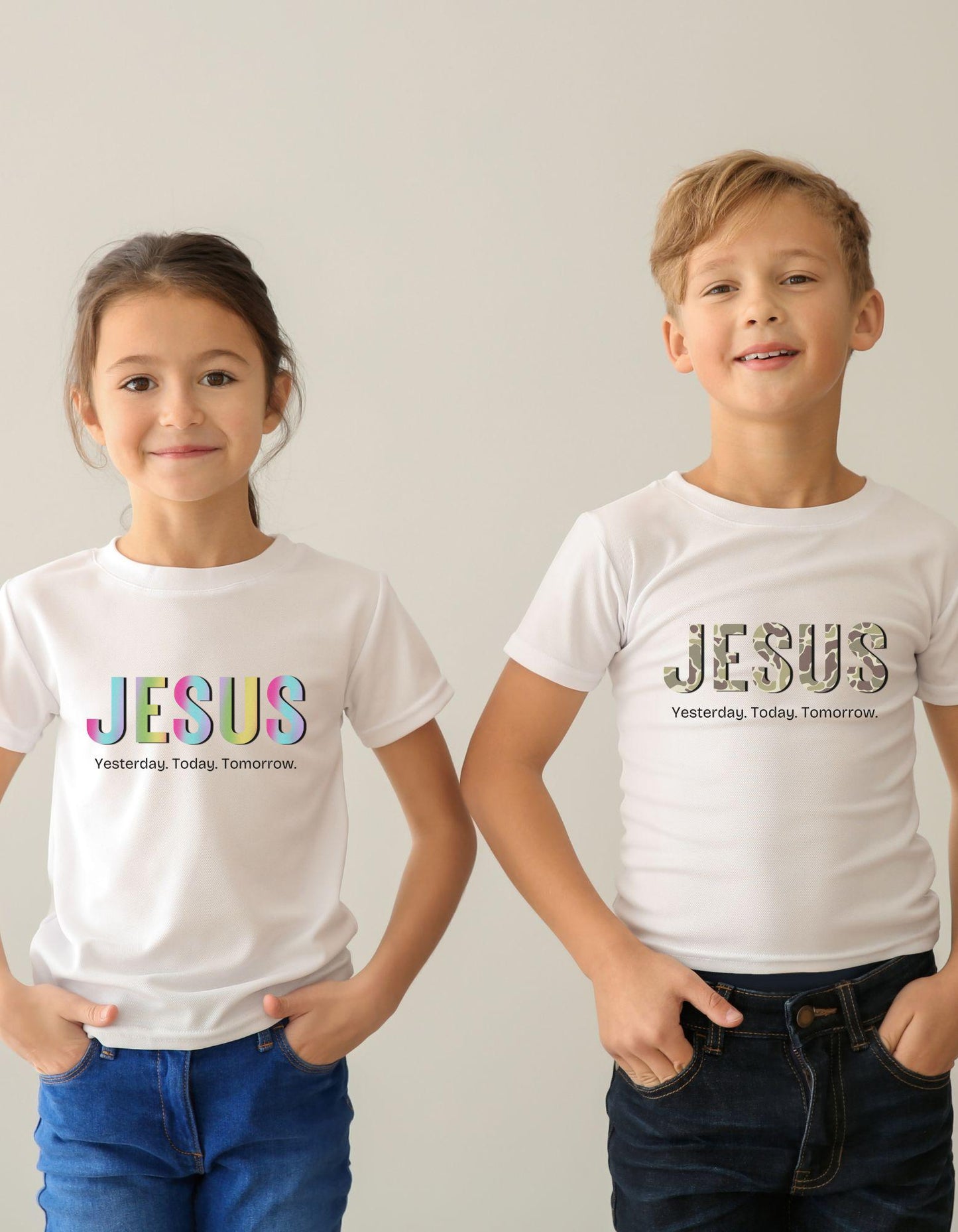 Jesus Yesterday Today Tomorrow CAMO PNG file, Church Girl, Love {Sublimation, Prints, Cricut, Silhouette} Bible Quotes, Boys Shirt