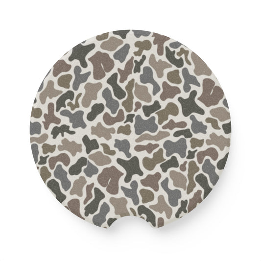 Duck Camo Car Coaster, Camouflage Design, Drink Holder Insert, Cup Holder Coaster, Custom Car Décor, Unique Vehicle Accessory