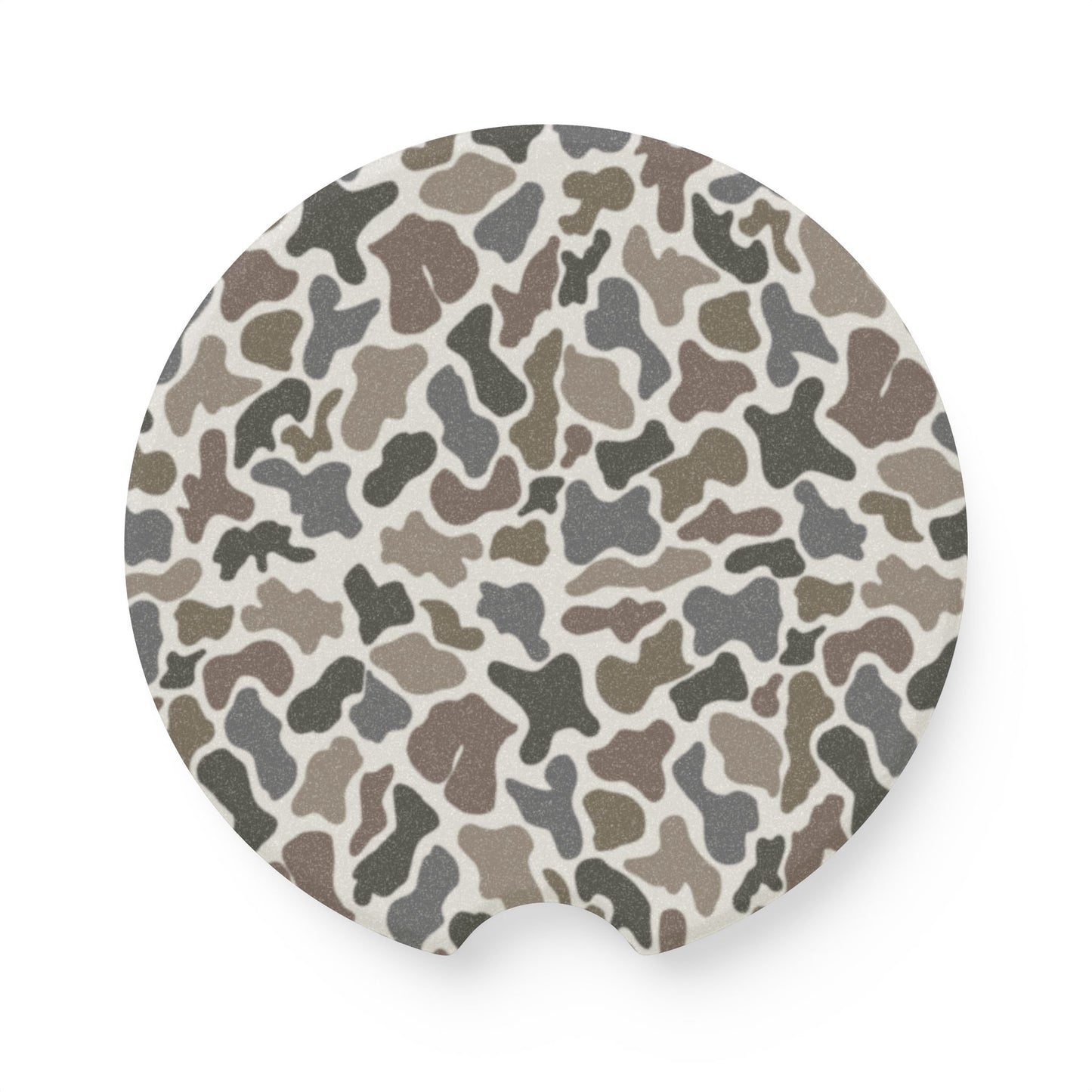Duck Camo Car Coaster, Camouflage Design, Drink Holder Insert, Cup Holder Coaster, Custom Car Décor, Unique Vehicle Accessory