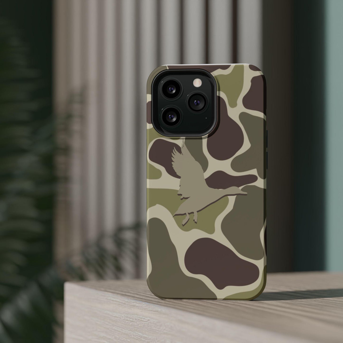 Duck Camo Magnetic Tough iPhone Case